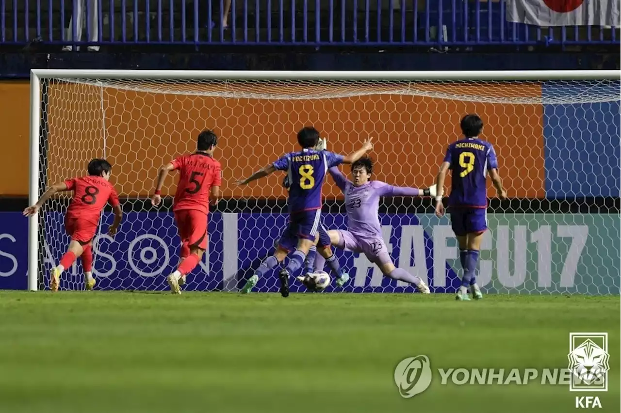 男축구 한일전 0득점 15실점 5연패…'판정 탓? 오래전 추월당해' | 연합뉴스