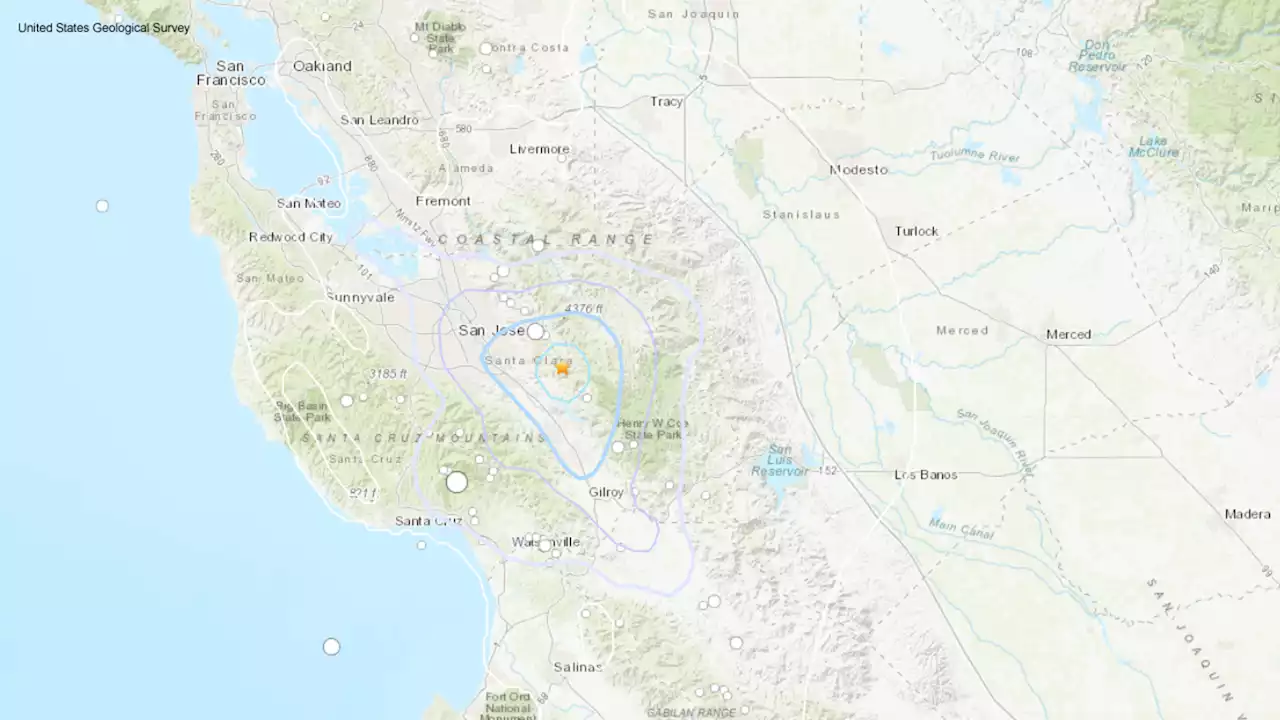 Preliminary magnitude 3.6 earthquake struck Morgan Hill, USGS says