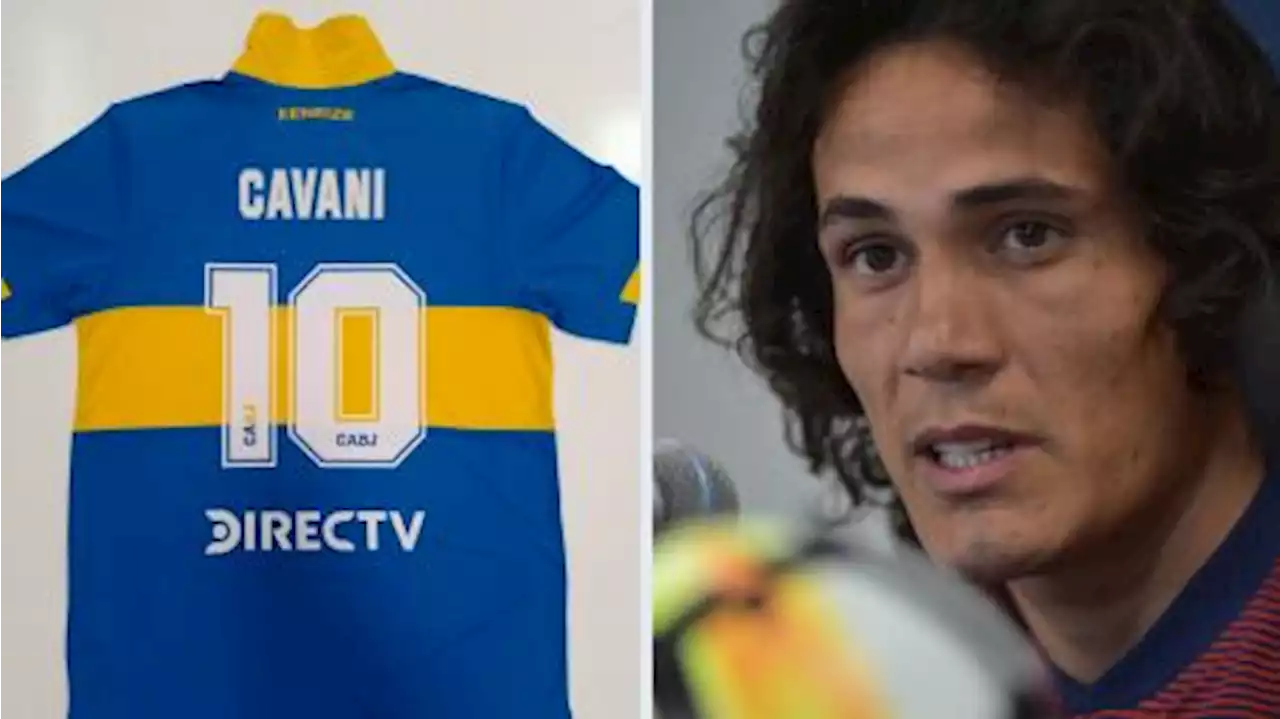 ¡Bienvenido Matador! Cavani ya es jugador de Boca y usará la '10'