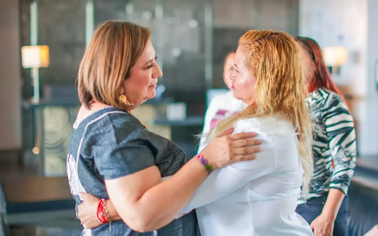 Xóchitl Gálvez se reúne con líder de Madres Buscadoras de Sonora