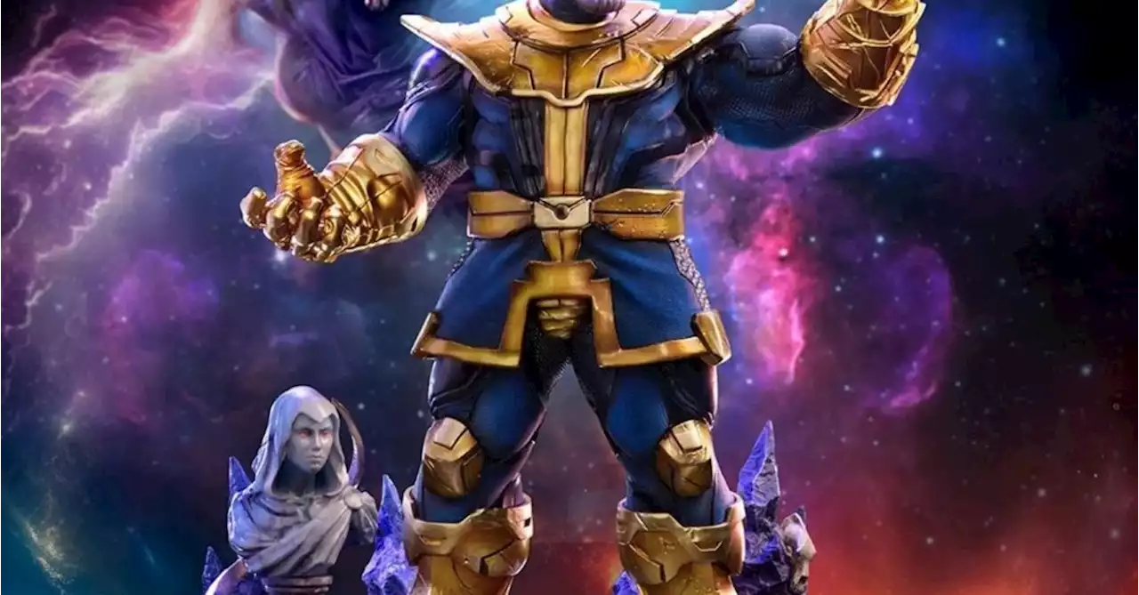 Thanos Wears the Infinity Gauntlet with Iron Studios New Marvel Statue