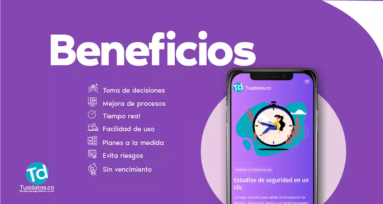 Tusdatos.co - Validación de antecedentes en un clic