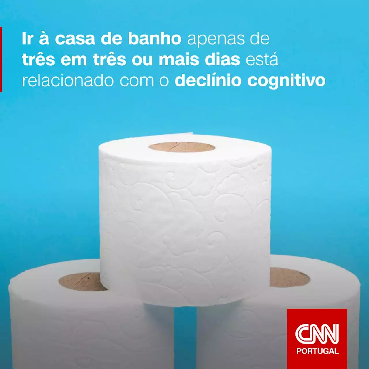 Fazer cocó apenas de três em três ou mais dias está relacionado com o declínio cognitivo