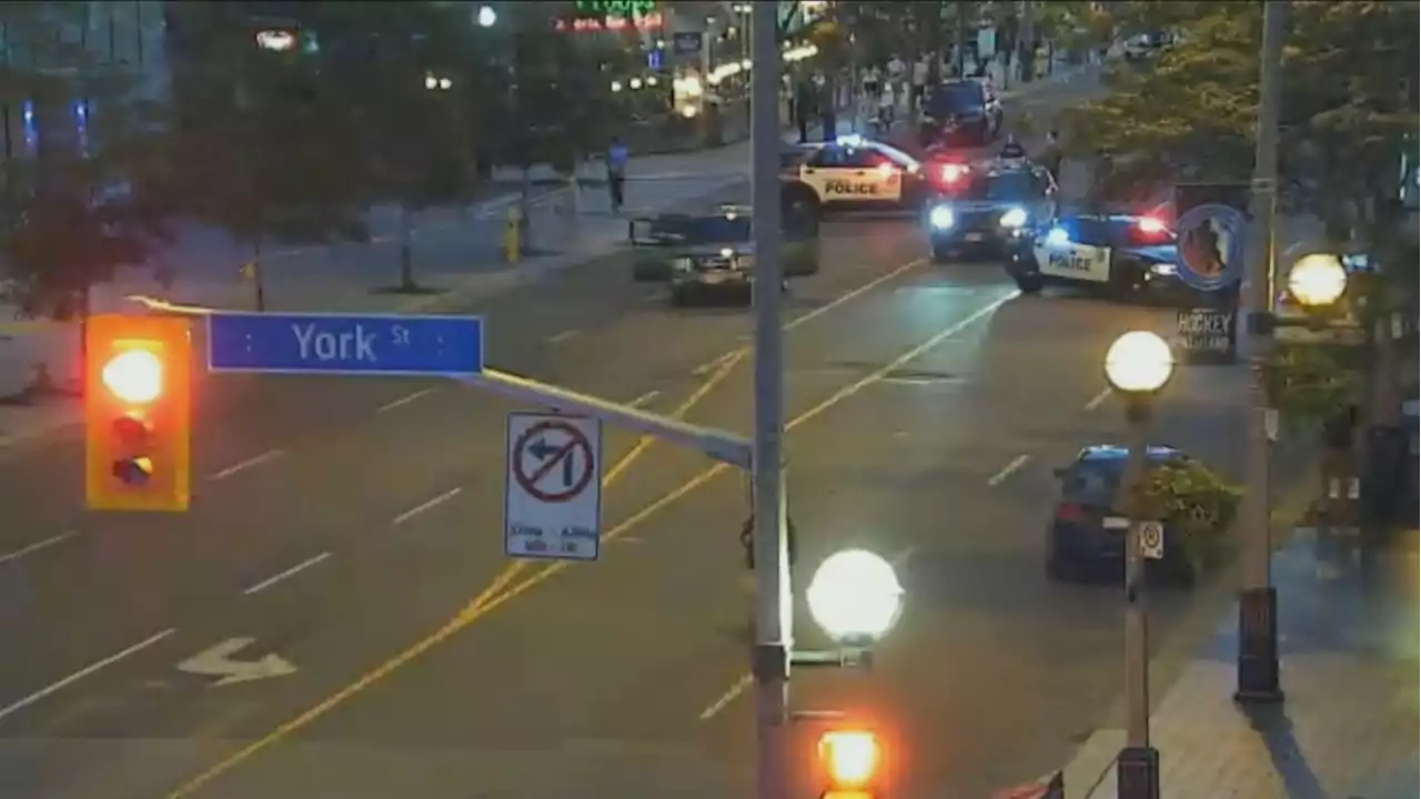 Two people charged following road rage incident in downtown Toronto