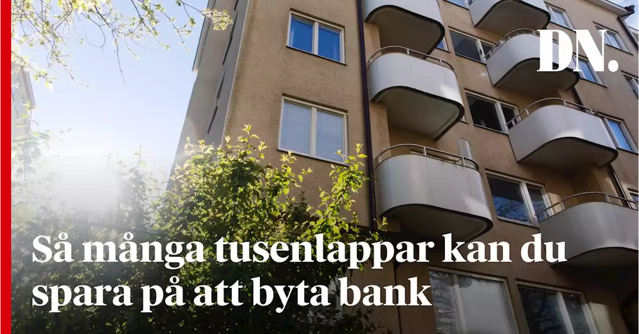 Så många tusenlappar kan du spara på att byta bank