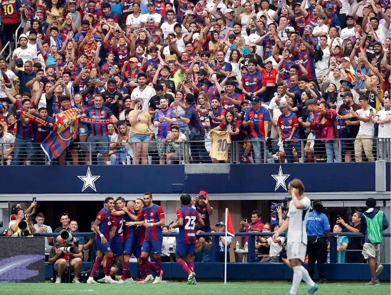 Real Madrid-FC Barcelona match at AT&T Stadium should be eye-opener for FIFA