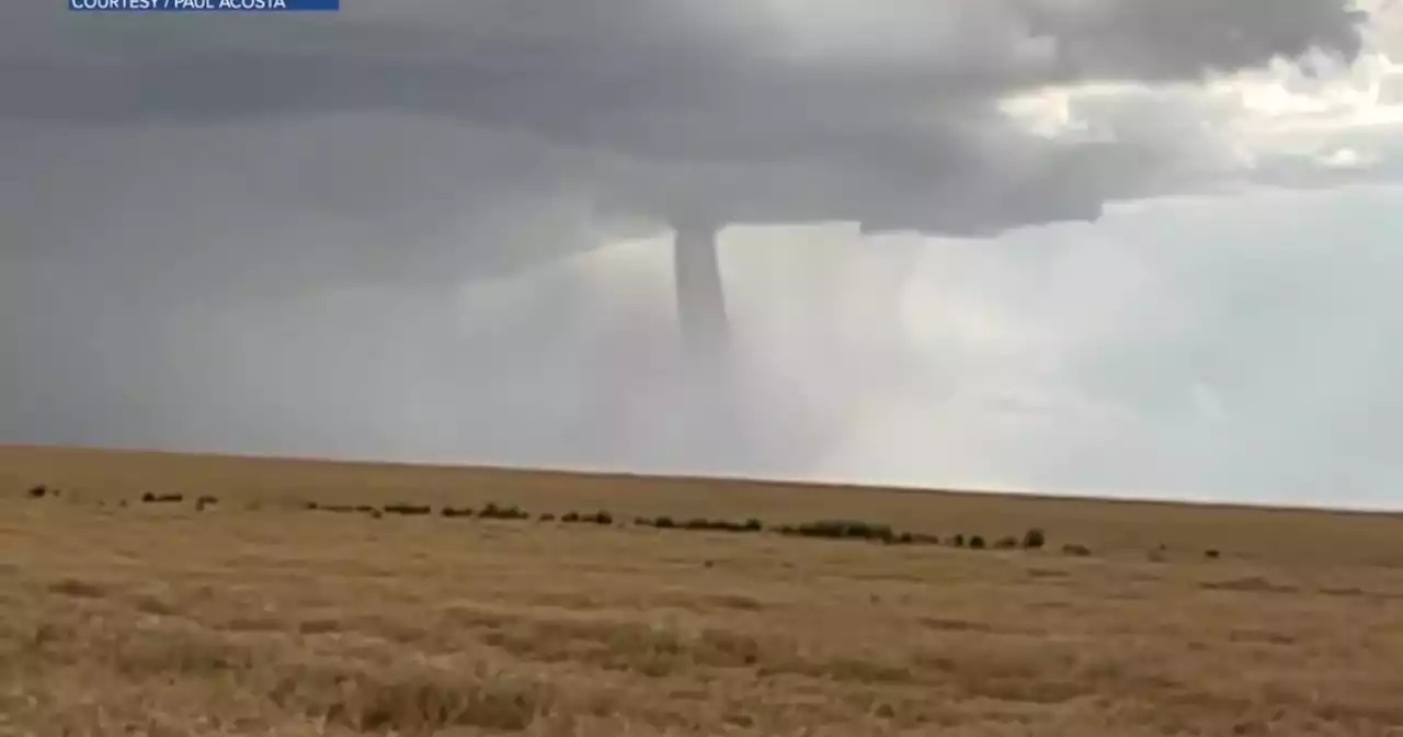 Caught on video: Tornado touches town in Weld County Saturday