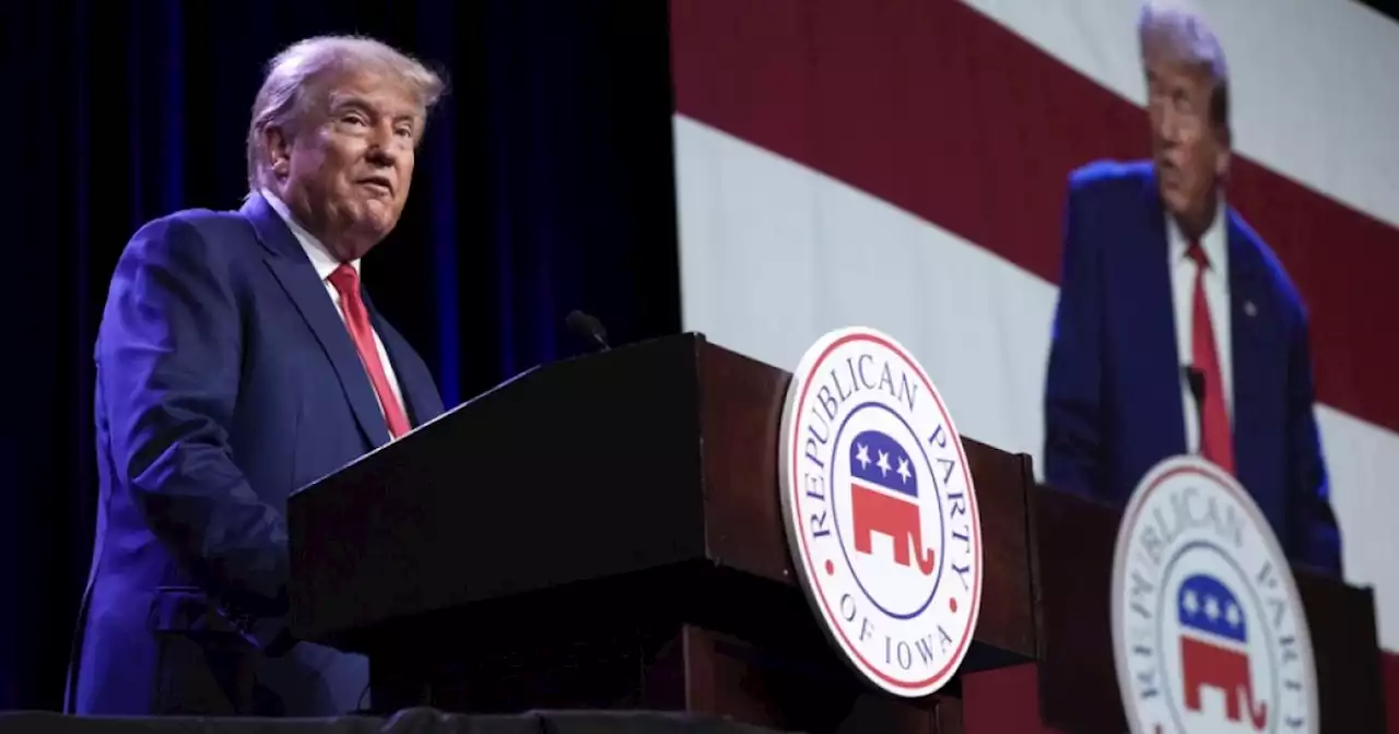 Trump's 2024 rivals ignored legal cases against him at Iowa GOP event