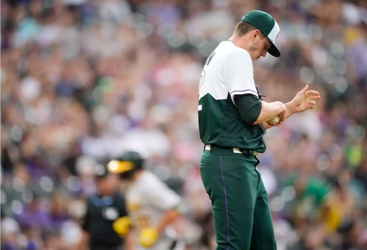 A’s beat Rockies again as Chris Flexen gets rocked in Colorado debut