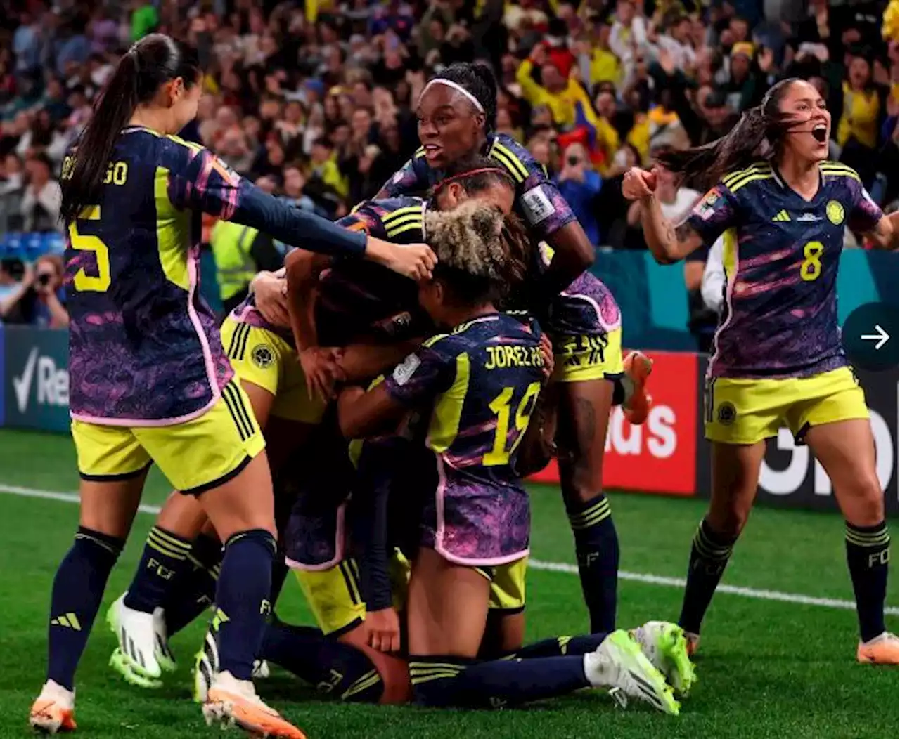 Falcao y otras celebridades reaccionaron al triunfo de Colombia ante Alemania en el Mundial femenino