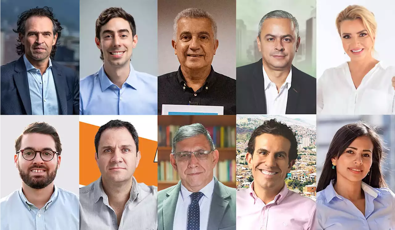 Los candidatos que siguen y los que no en la carrera por la alcaldía de Medellín