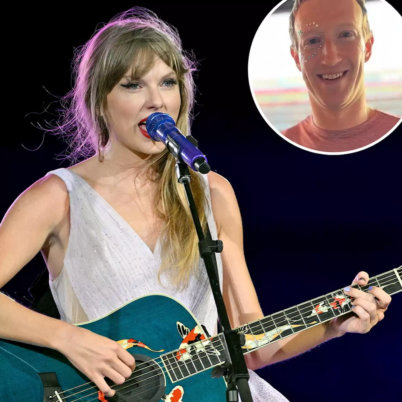 Mark Zuckerberg Is All Smiles as He Takes Daughters to Taylor Swift's Eras Tour Concert - E! Online