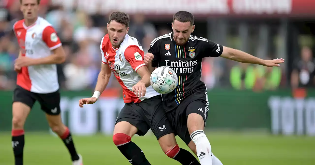 Benfica fecha pré-época com segunda derrota consecutiva, agora com o Feyenoord