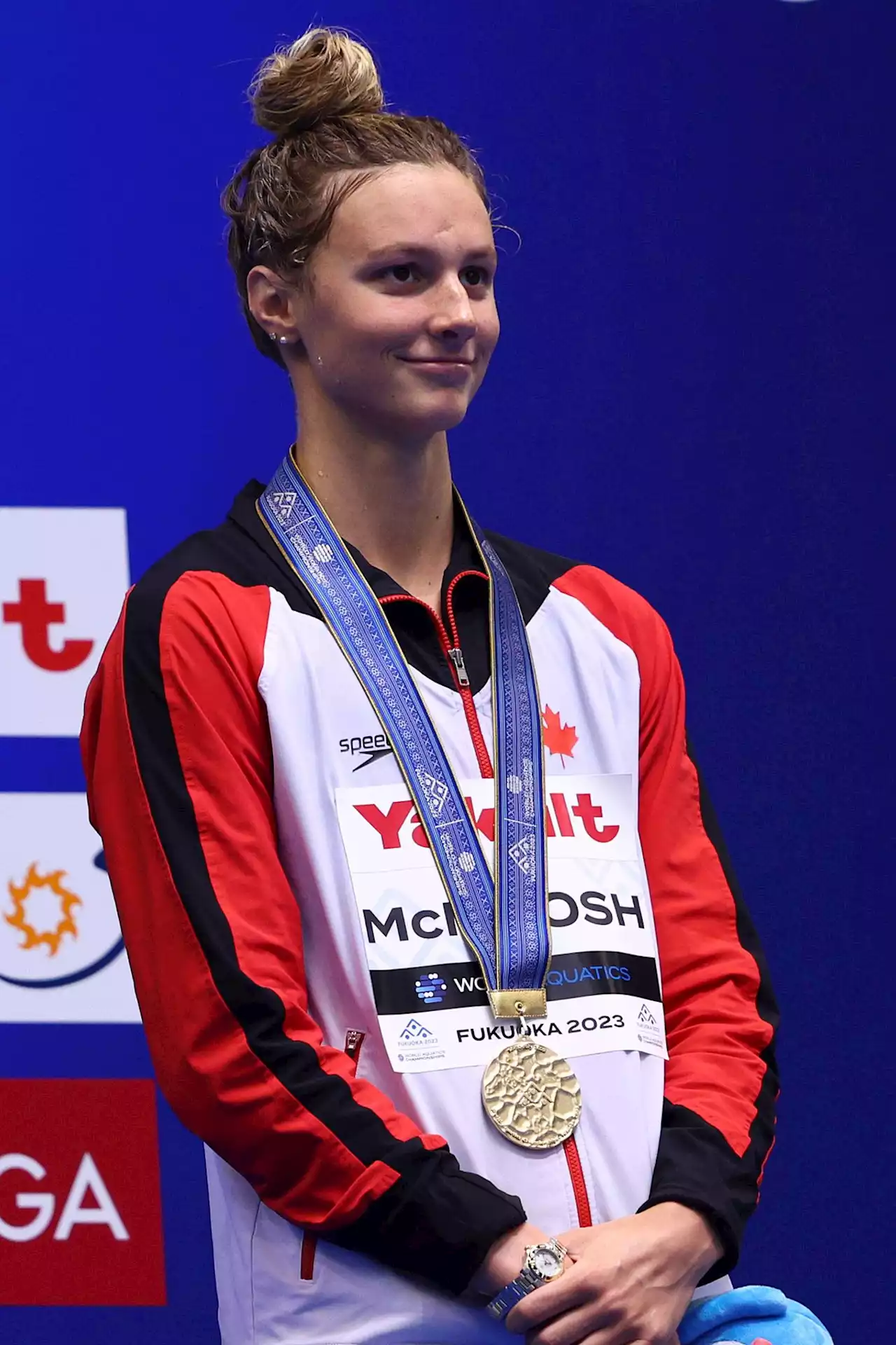 Summer McIntosh wins second gold medal at World Aquatics Championship