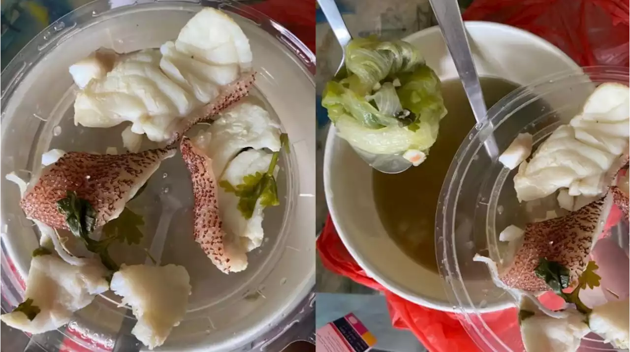 'This is daylight robbery' - Diner stunned to find four measly slices of fish in almost $10 soup - Singapore News