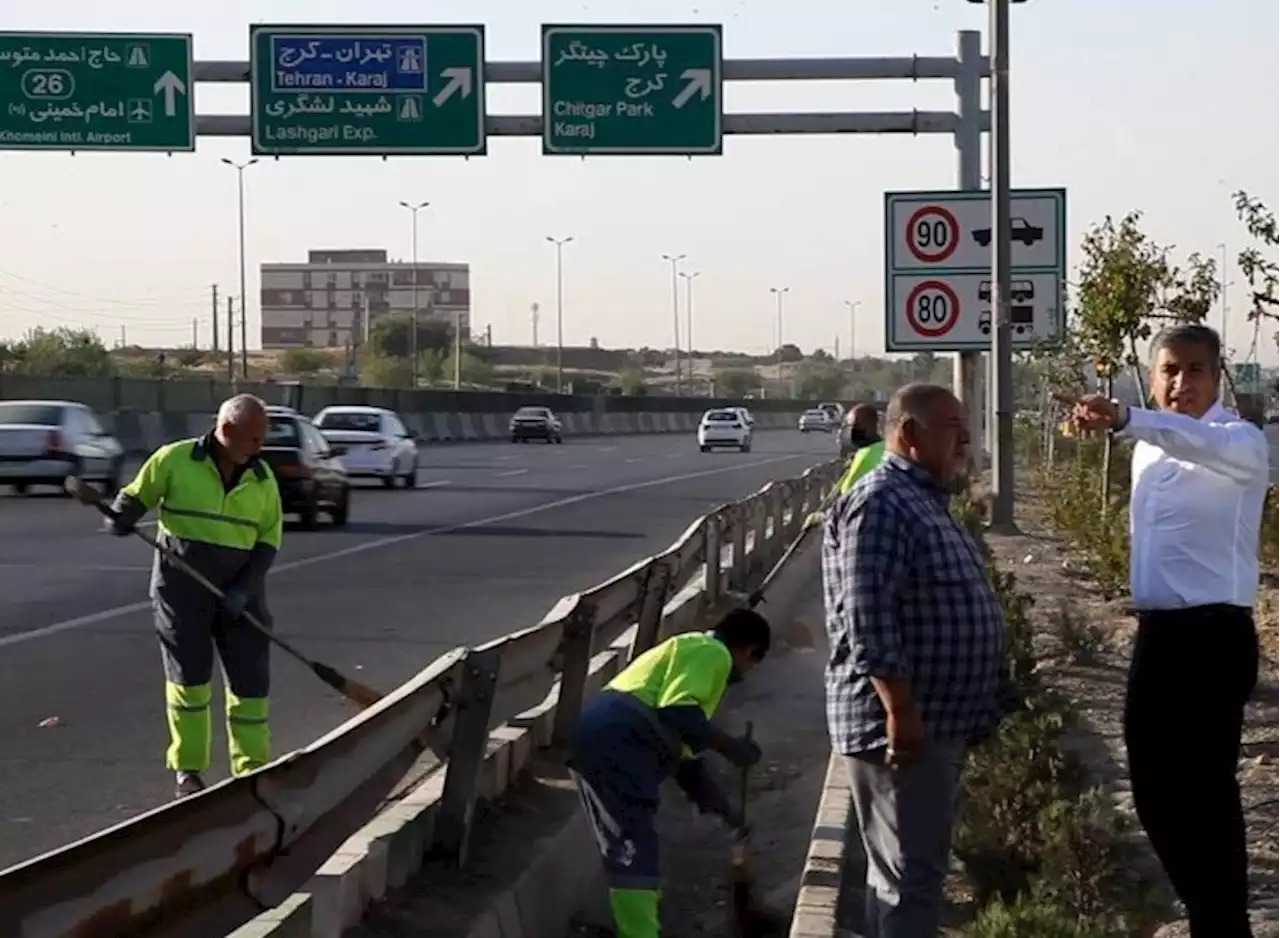 فرونشست بزرگراه آزادگان ارتباطی با سرقت لوله‌های آب ندارد