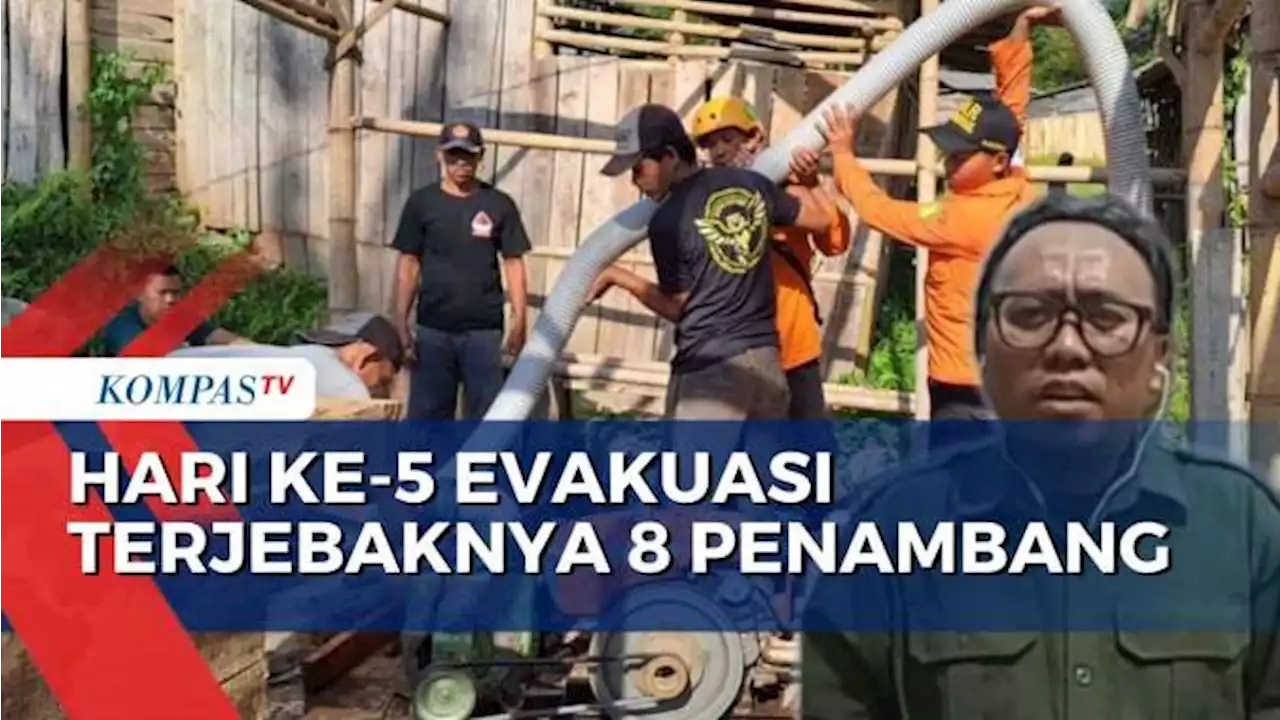 Hari ke-5 Evakuasi 8 Penambang Terjebak: Tim SAR Fokus Keringkan Air di Sumur Galian