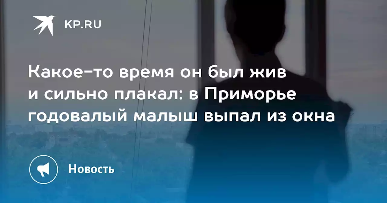 Какое-то время он был жив и сильно плакал: в Приморье годовалый малыш выпал из окна