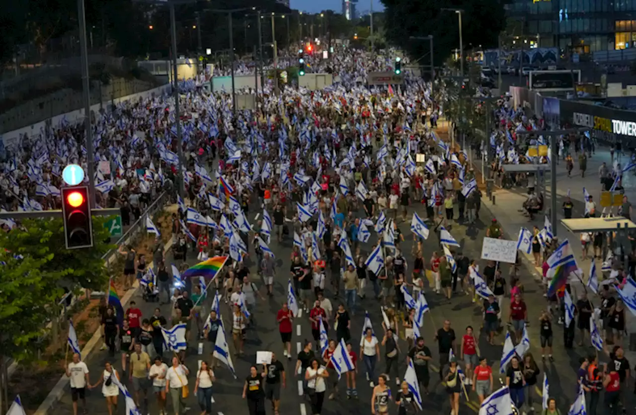 Reanudan protestas en Israel contra reforma judicial de Netanyahu