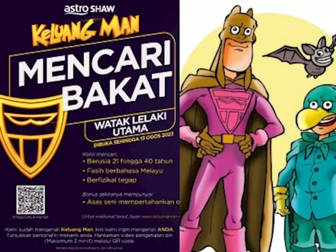 Astro Shaw confirms live action Keluang Man in pre-production, open audition call for titular character