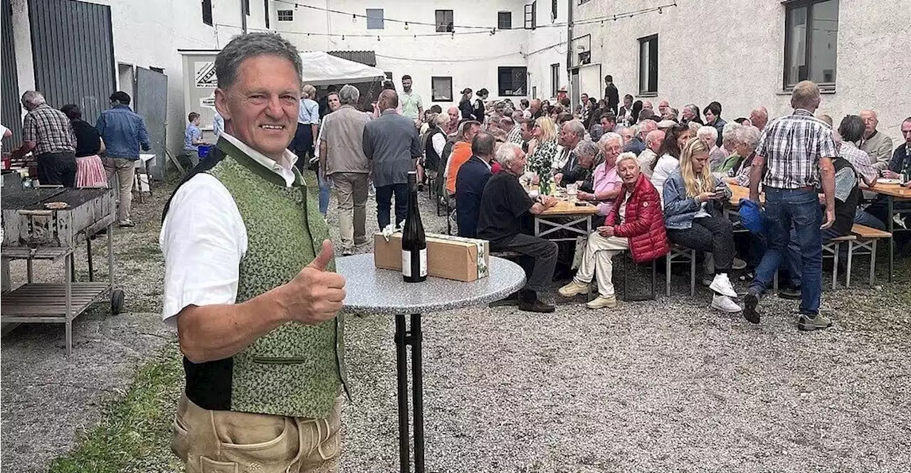 Gschwandts Bürgermeister Fritz Steindl feierte seinen Sechziger