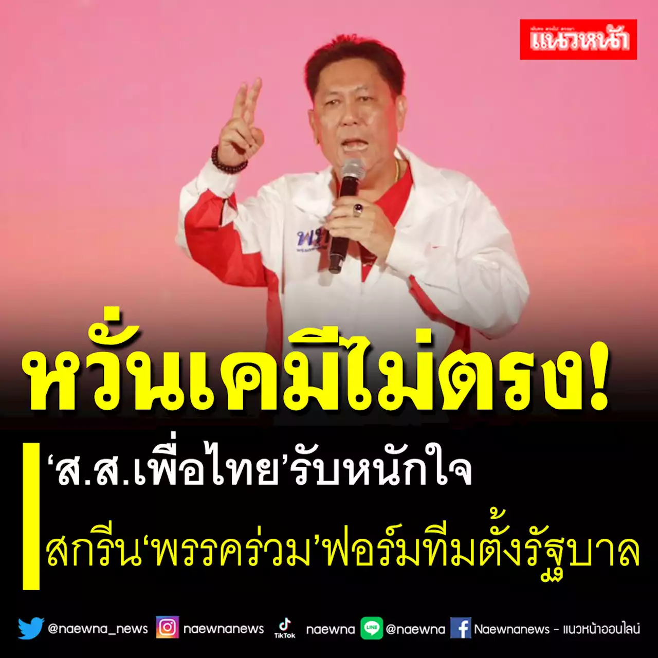 หวั่นเคมีไม่ตรง! ‘ส.ส.เพื่อไทย’รับหนักใจ สกรีน‘พรรคร่วม’ฟอร์มทีมตั้งรัฐบาล