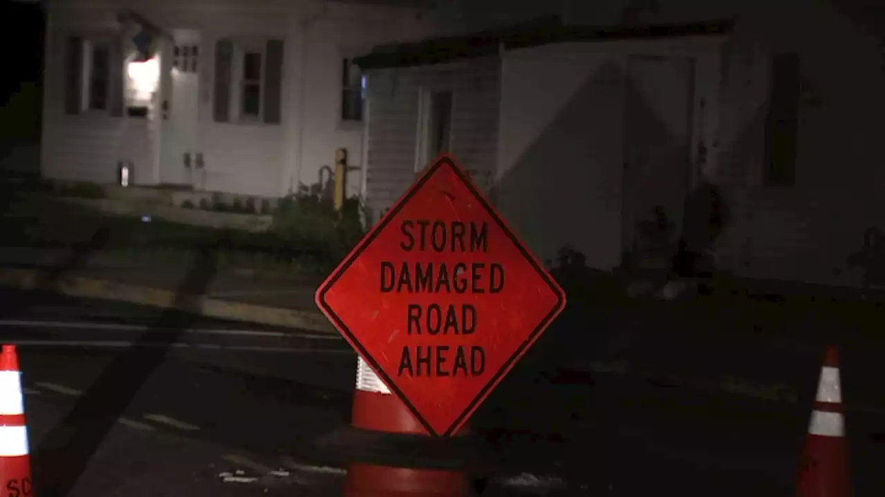 Storms caused downed power lines and trees in parts of PA, NJ and Del.