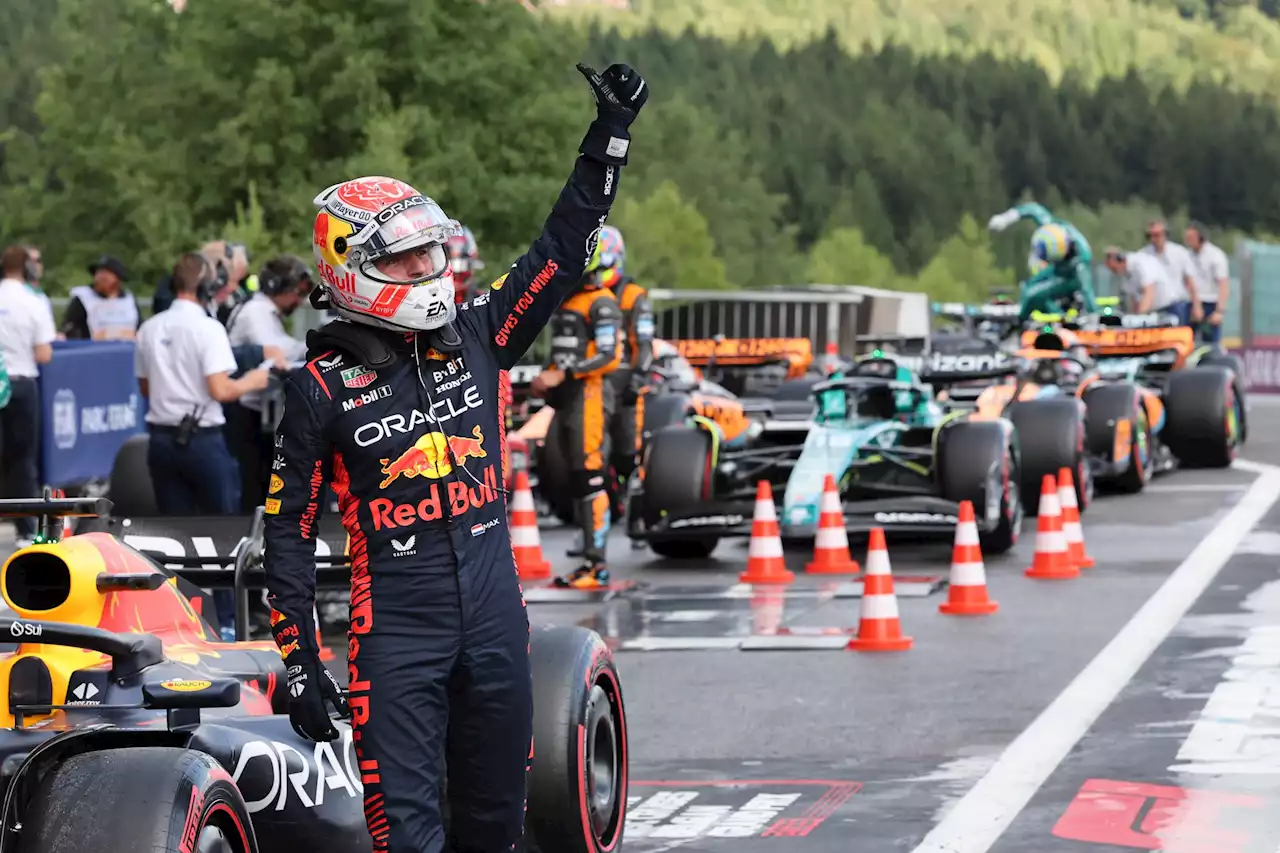 Verstappen med hat trick på «hjemmebane» – rekordene renner inn for Red Bull