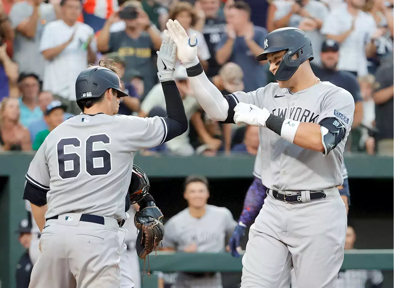 Aaron Judge homers, Yankees offense busts out in win over Orioles