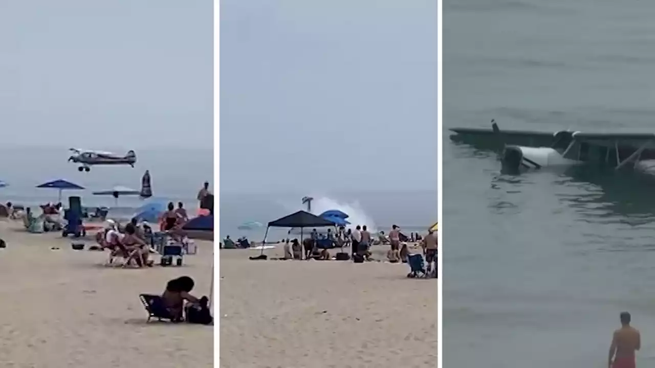 Scène digne d'un film en France: en panne moteur, il réussit à amerrir au large d'une plage à Fréjus