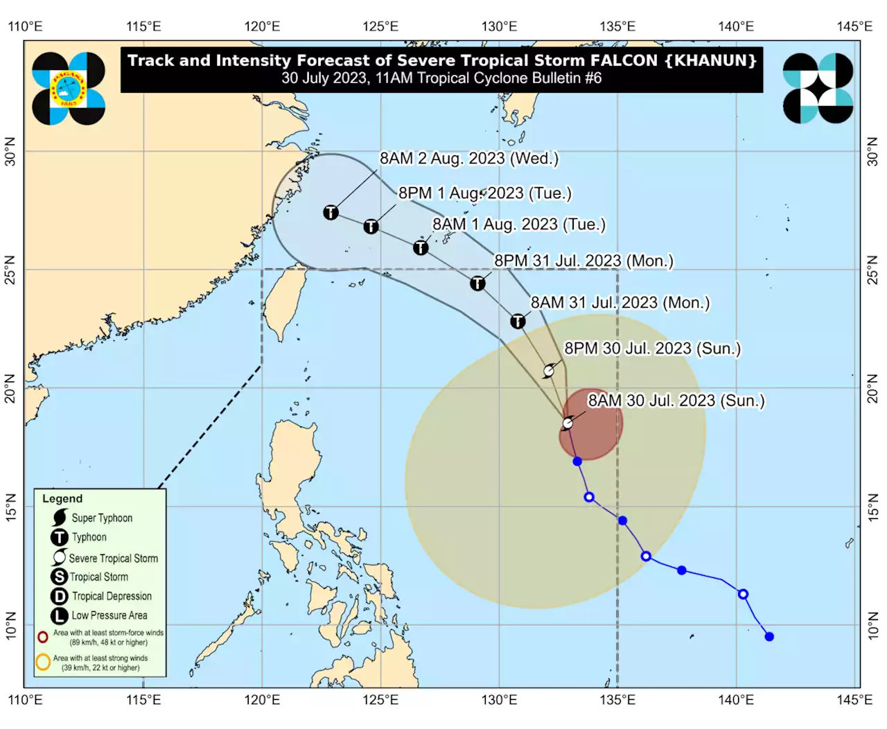 'Falcon' likely to escalate into a typhoon