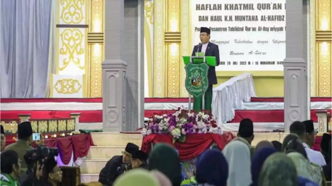 Hadiri Perayaan Khatmil Qur’an di Wonosobo, Mardiono Bicara Bagaimana Ponpes Ciptakan SDM Unggul