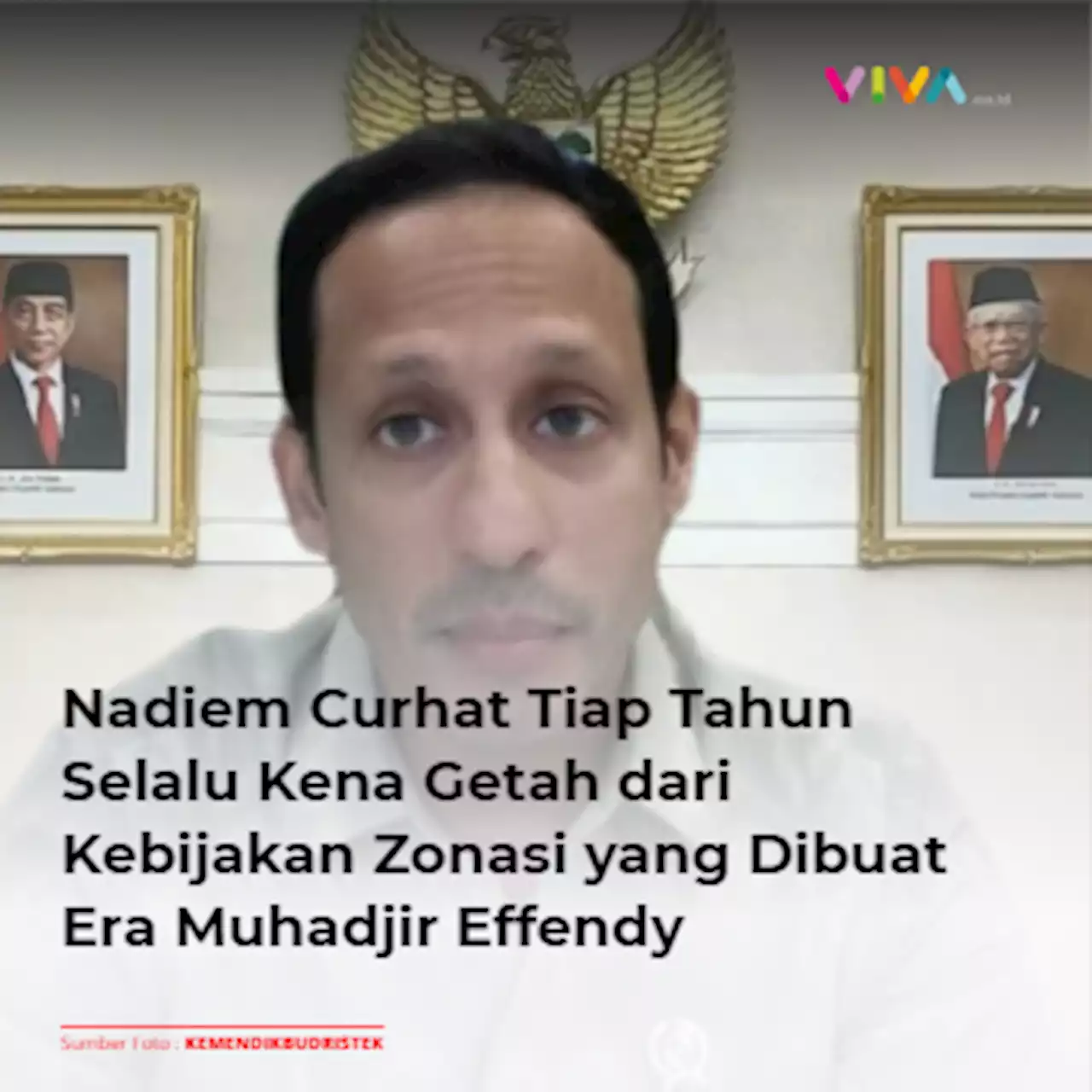 Nadiem Curhat Tiap Tahun Selalu Kena Getah dari Kebijakan Zonasi yang Dibuat Era Muhadjir Effendy