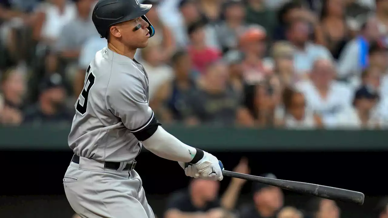 Yankees' Aaron Judge clubs HR in 2nd game since return from toe injury