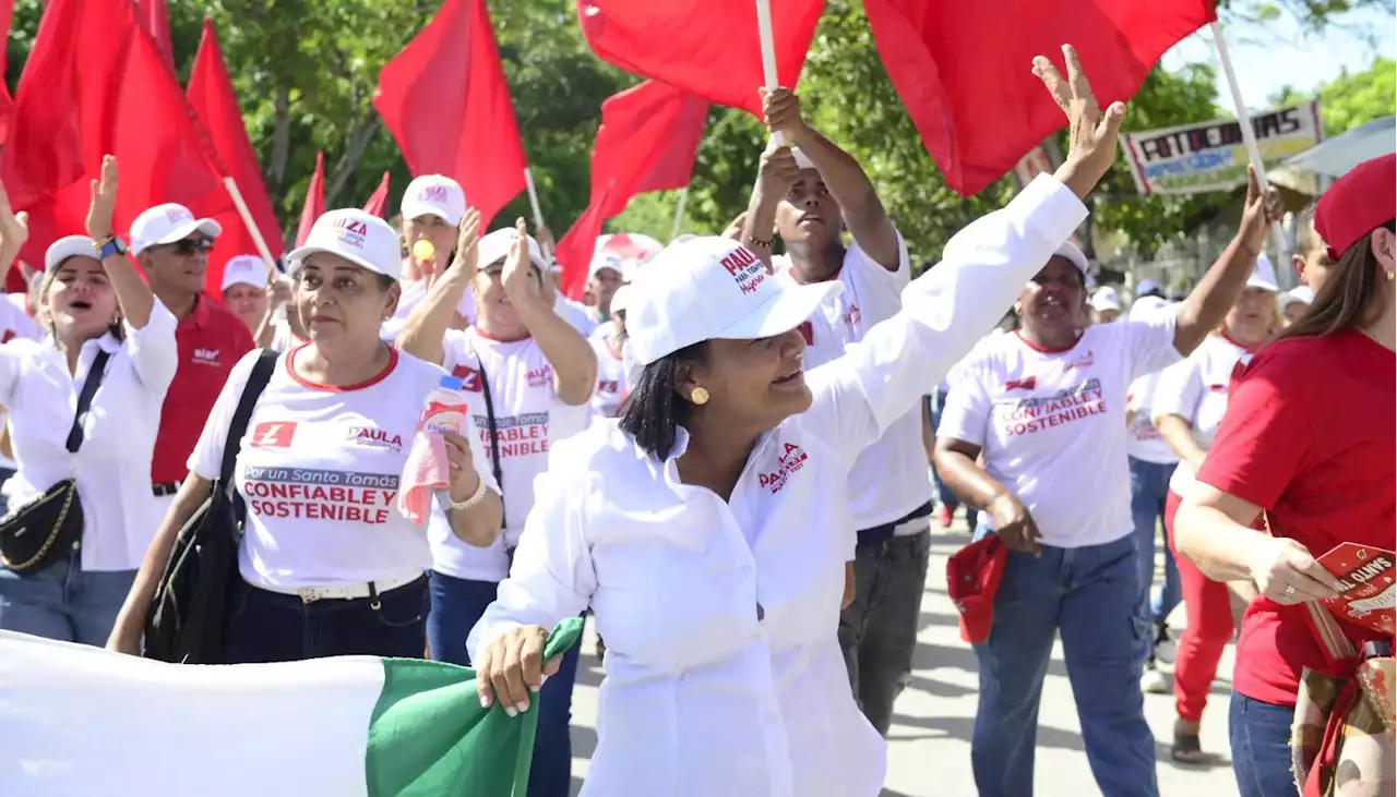 Paula Hun oficializó su candidatura a la alcaldía de de Santo Tomás