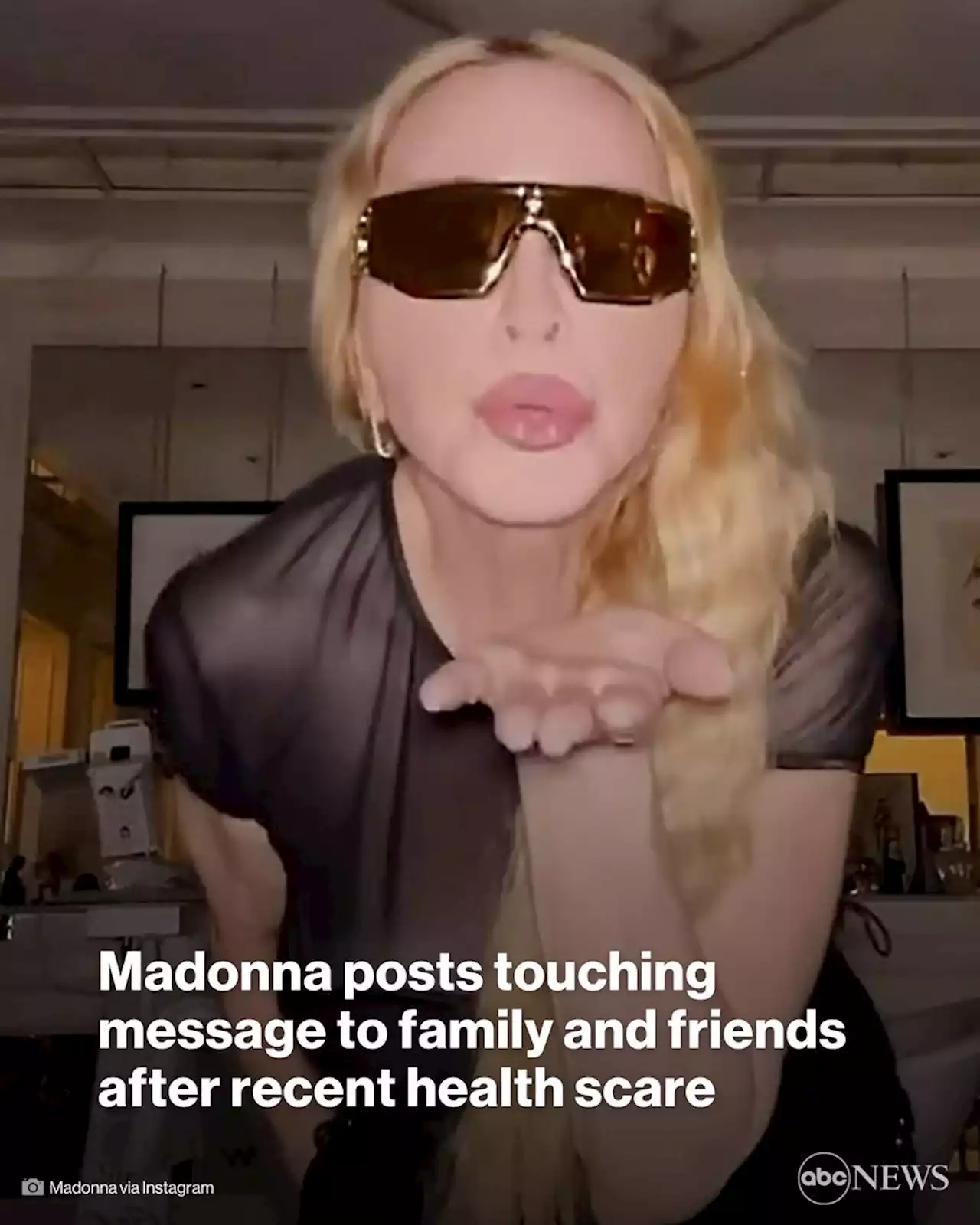 Madonna thanks kids, friends for support after hospital stay