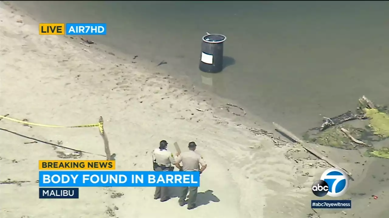 Sanitation workers find body inside barrel at Malibu Lagoon State Beach