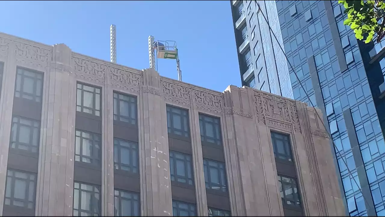 'X' sign atop Twitter HQ in SF taken down after city, residents complain