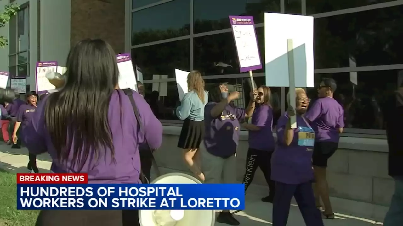 Loretto Hospital healthcare workers go on strike Monday