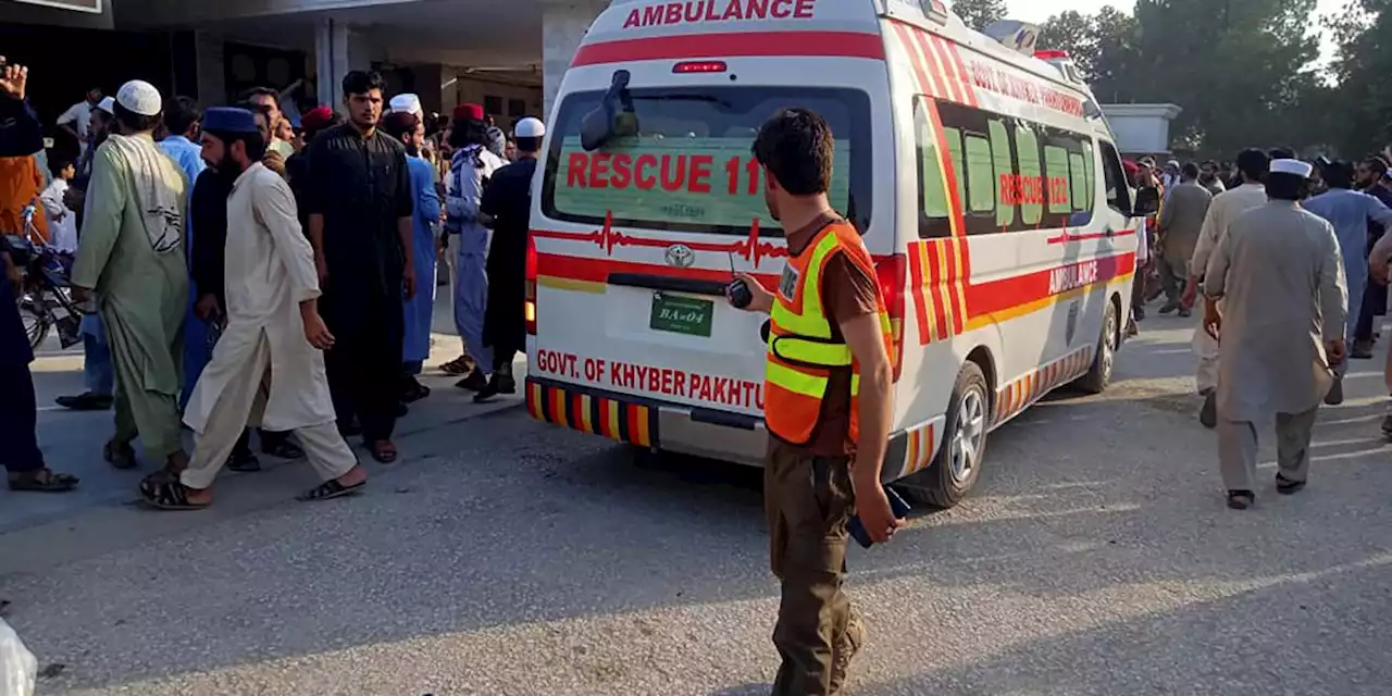 Suicide bomber at political rally in northwest Pakistan kills at least 44 people, wounds nearly 200