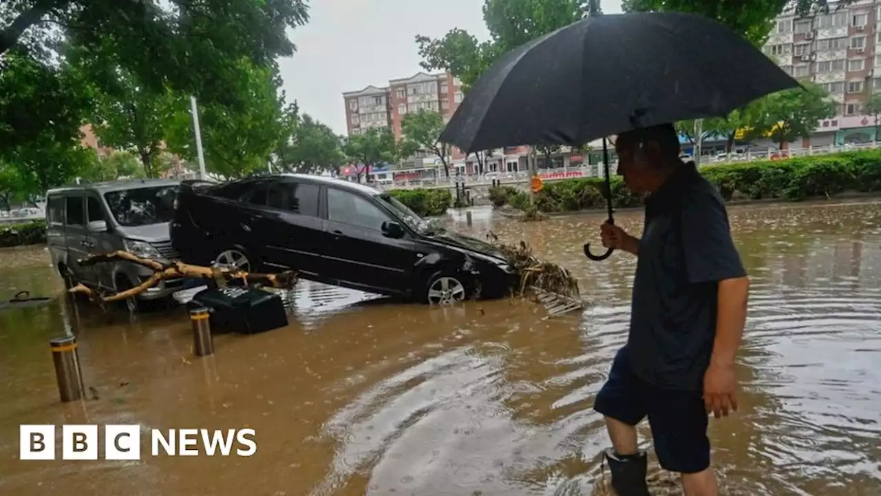 Storm Doksuri: Two dead as Beijing is battered by widespread flooding