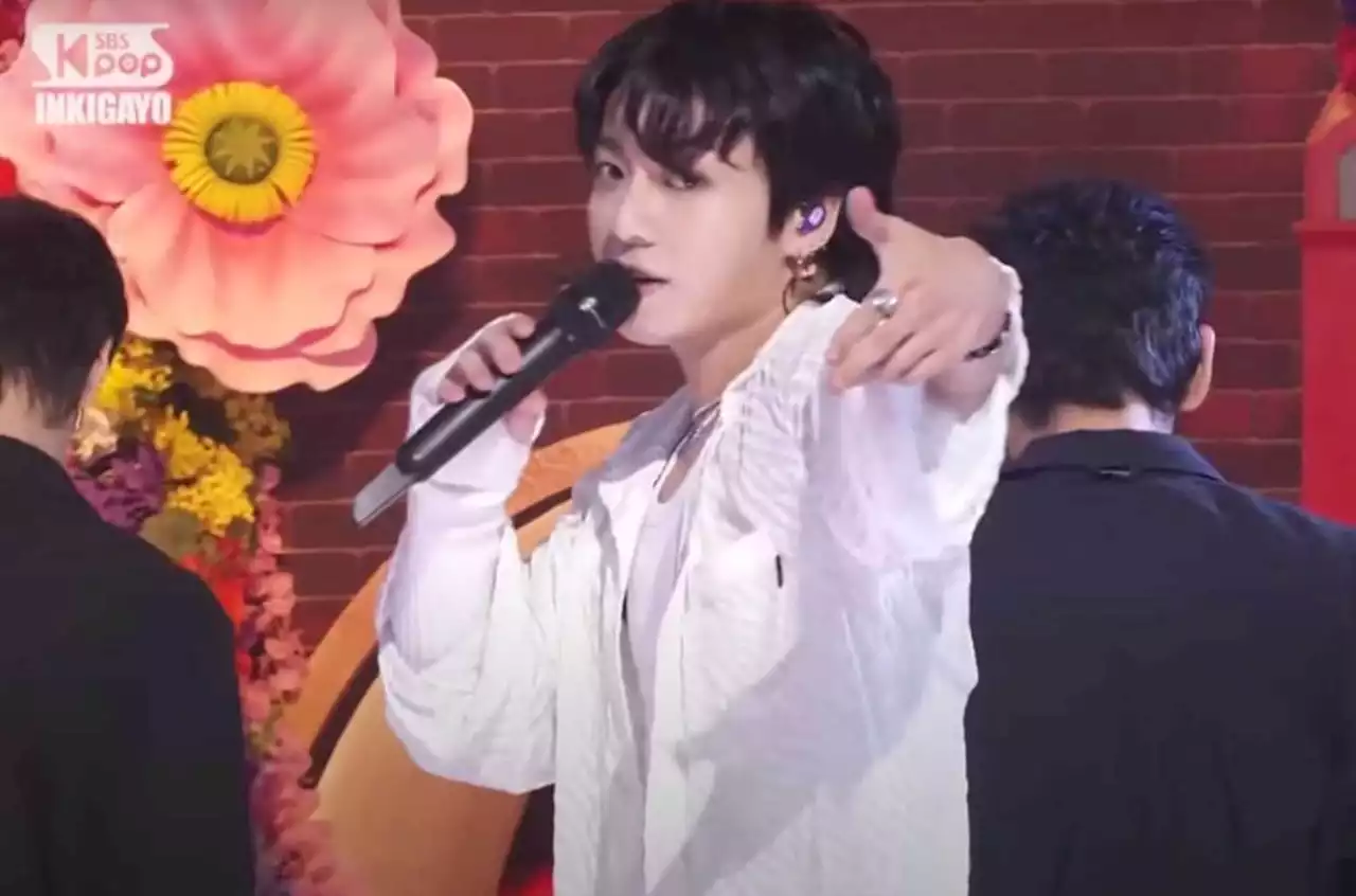 Watch BTS’ V Join Jung Kook for ‘Seven’ Performance