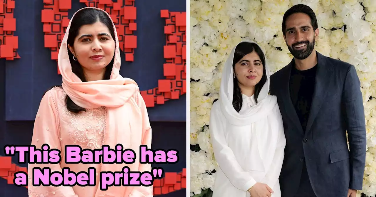 Malala Yousafzai And Her Husband Saw 'Barbie,' And Her Post About It Had The Best Caption I've Seen Yet