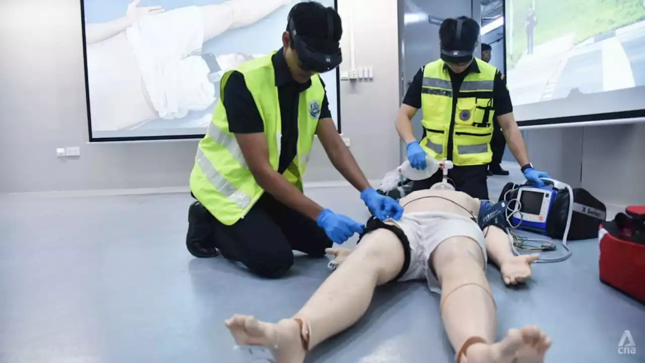 SCDF introduces new emergency medical training, fire research centres