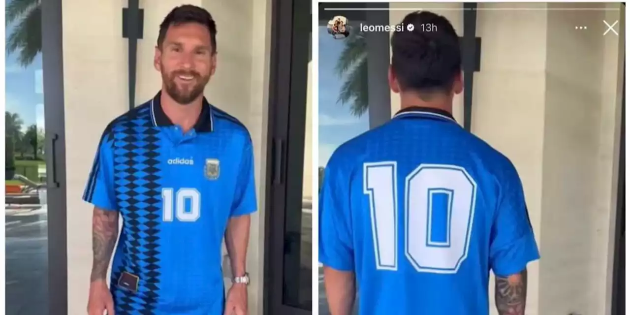 Messi, l'omaggio a Maradona è virale: tifosi in delirio