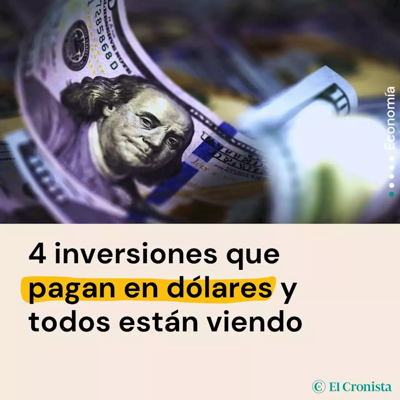 Basta de plazo fijo: 4 inversiones que pagan en d�lares y todos est�n viendo