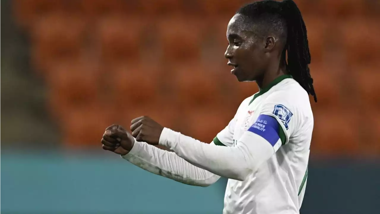 Zambia's Barbra Banda scores the 1000th goal in Women's World Cup history