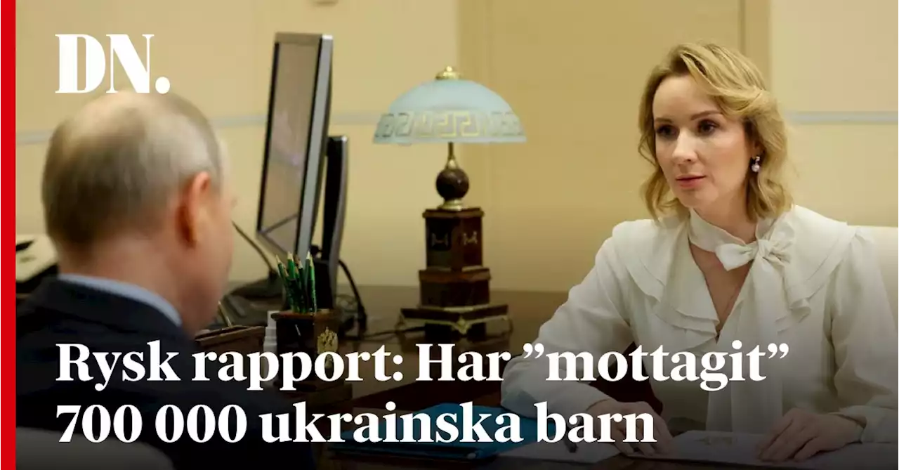 Rysk rapport: Har ”mottagit” 700 000 ukrainska barn