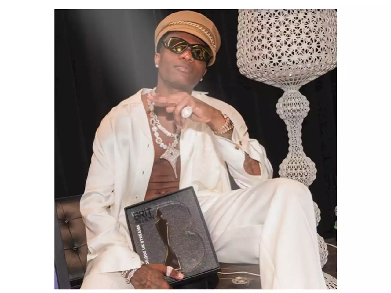 Wizkid becomes first African artist to bag BRIT Billion award