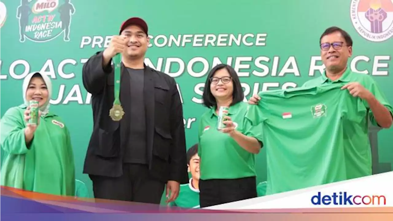 Menpora Dito Sambut dan Apresiasi Lomba Lari Milo 2023